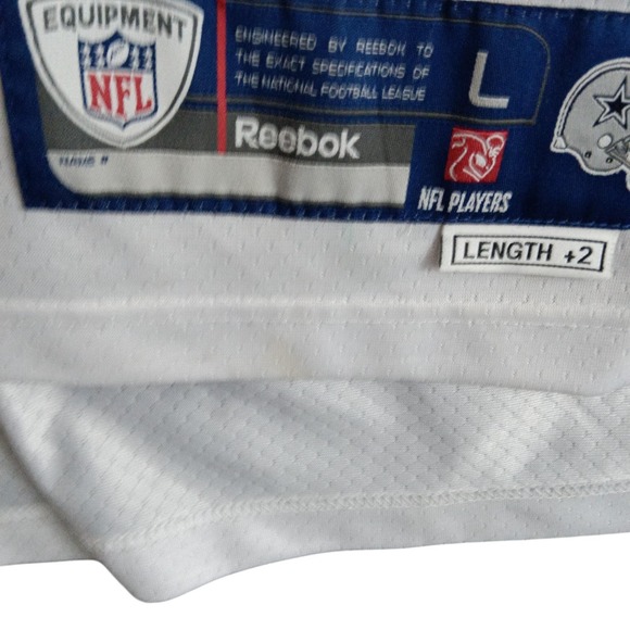 Dallas Cowboys Jersey Mens Large White NFL Football Reebok Miles Austin Stitched - Picture 7 of 16